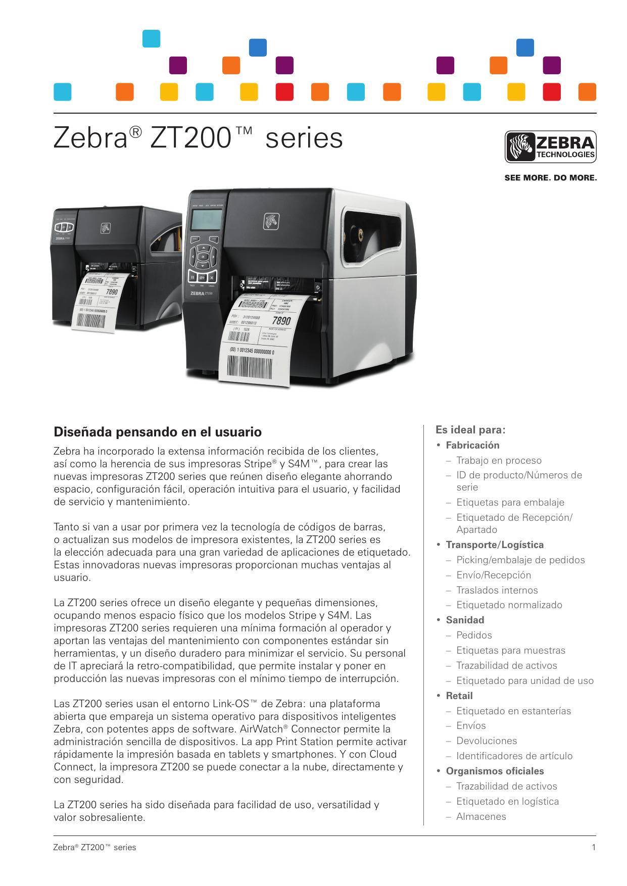 Manual Impresora Zebra S4m informacionpublica.svet.gob.gt