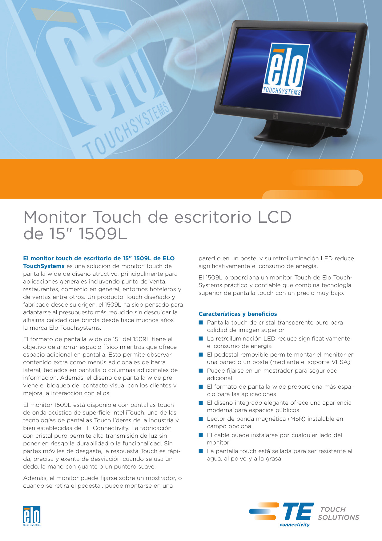 elo touch 1509l 1